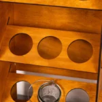 The Artisan Vertical Spice Gallery – Handcrafted Solid Wood Wall-Mounted Organizer