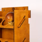 The Artisan Vertical Spice Gallery – Handcrafted Solid Wood Wall-Mounted Organizer