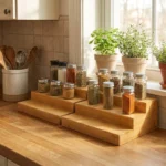 The Artisan Zen Bamboo Tiered Sentinel – Set of 2 Handcrafted Countertop Organizers