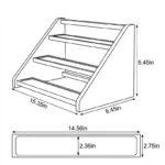 The Grand Acacia 3-Tier Spice Sentinel – Handcrafted Professional Countertop Organizer