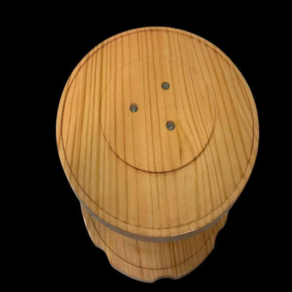 The Rotating Artisan Spice Tower – 360° Solid Wood Kitchen Carousel