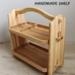 The Woodland Caddy – Handcrafted Solid Wood 2-Tier Spice Sentinel